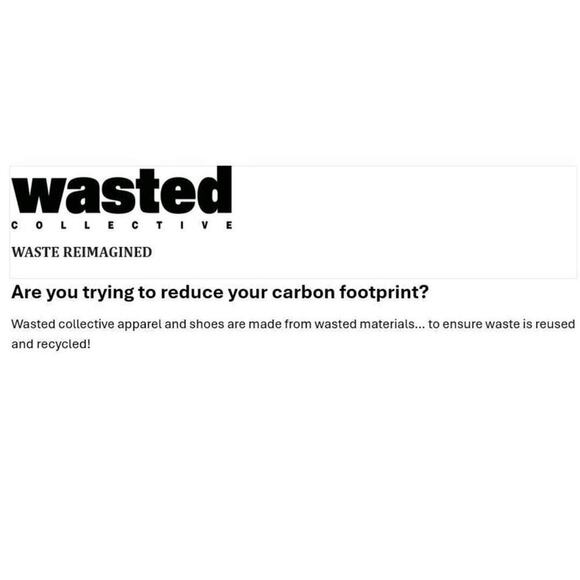 Wasted Collective Shoes Earth Shoe 01 Size 12 White NIB EXCELLENT Comfy - Picture 6 of 6